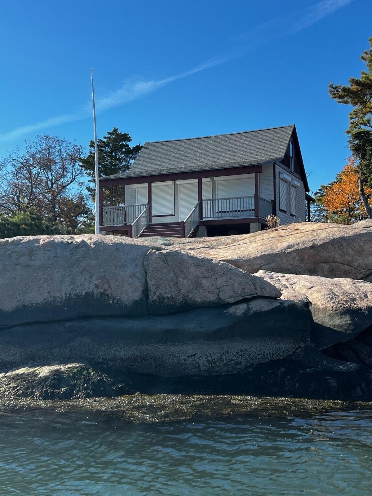 Hurricane shutters — Thimble Island