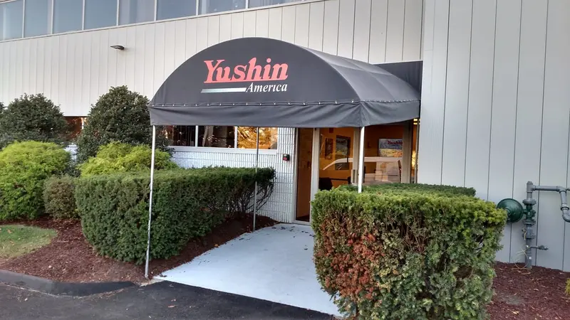 Custom entrance canopy installation